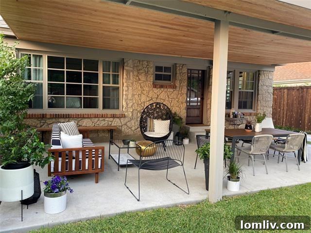 Tranquil backyard space in Lakewood, ideal for entertaining