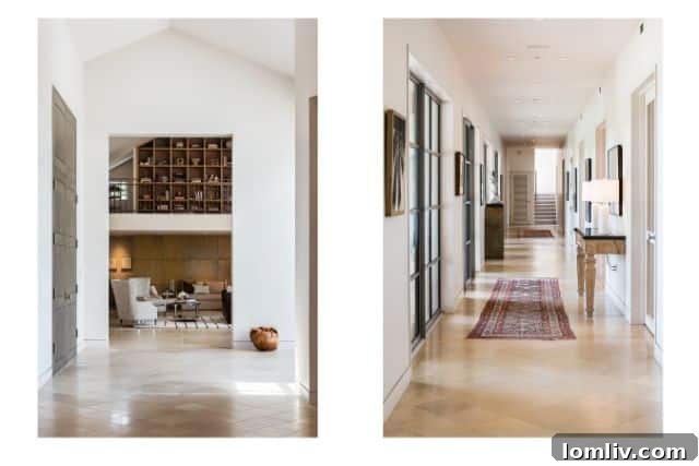 Elegant Foyer and Architectural Details