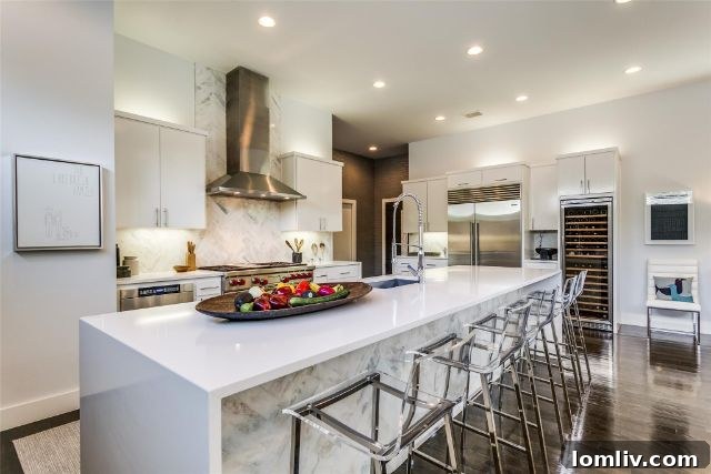 Spacious modern living area