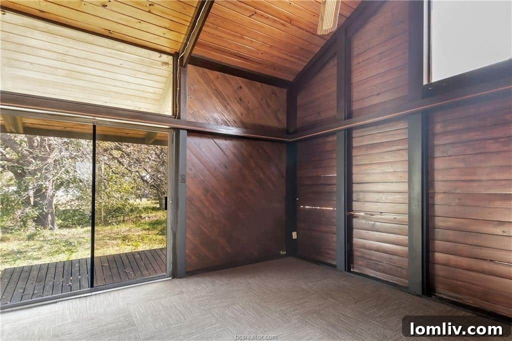 Conversation Pits The Second Chapter 5 Interior view of a neglected kitchen with worn countertops and peeling paint, highlighting the need for complete renovation.