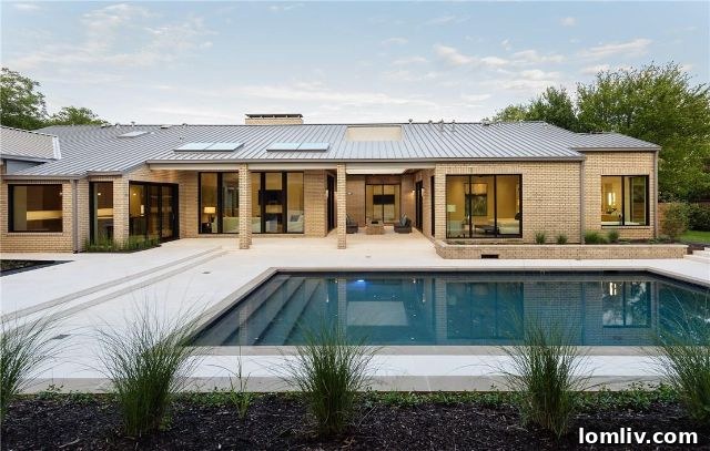 Outdoor Patio and Swimming Pool at Dončić's Dallas Home