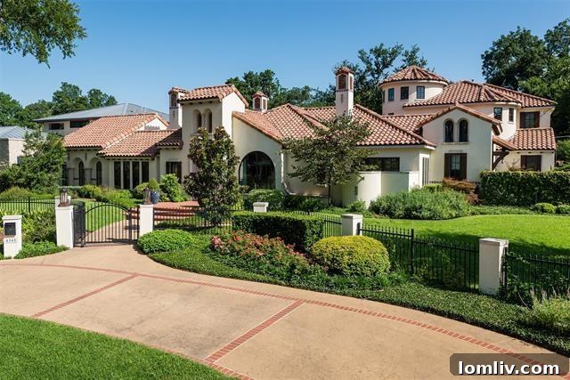 Görkemli Akdeniz Rönesansı Malikane 2 4345 Manning Lane, Dallas - A Mediterranean Revival Masterpiece