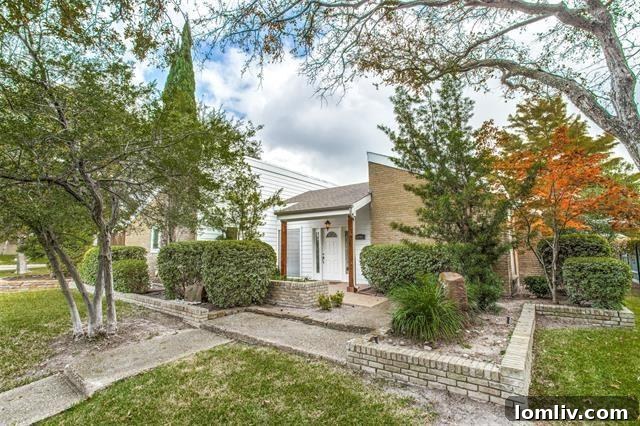 Far North Dallas Digs Where Every Angle Clicks 4 Elegant architecture and mature landscaping frame this Far North Dallas property