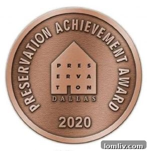 The 21st Annual Preservation Dallas Awards 7 Detailed architectural facade of a historic building in Dallas