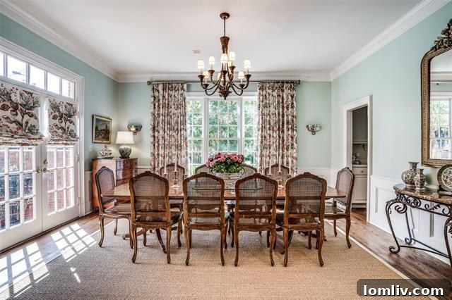 Inviting brick courtyard for outdoor dining and relaxation