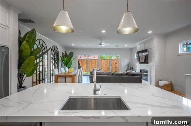 Modern duplex exterior on Newmore Avenue in Northwest Dallas