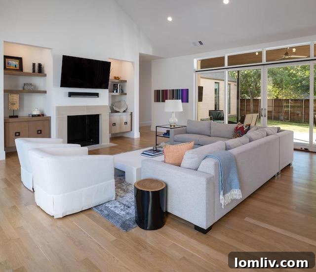 Exterior view of a modern luxury home on Hockaday Drive in Northwest Dallas