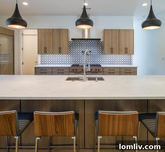Luxurious master bathroom with modern fixtures and ample natural light