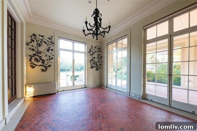An Italian Renaissance Gem Atop the River Crest 17 Another view of a luxurious bathroom