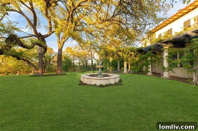 An Italian Renaissance Gem Atop the River Crest 20 Beautifully designed interior space