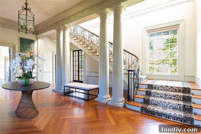 An Italian Renaissance Gem Atop the River Crest 4 Architectural details of the Italian Renaissance villa