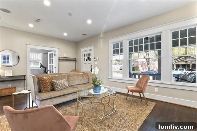 Expansive and beautifully landscaped backyard, ideal for outdoor gatherings and relaxation