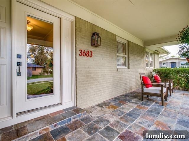 Unlock Park Forest Living Under $400,000 5 Elegant Exterior with Slate Tiled Porch and Gas Lantern