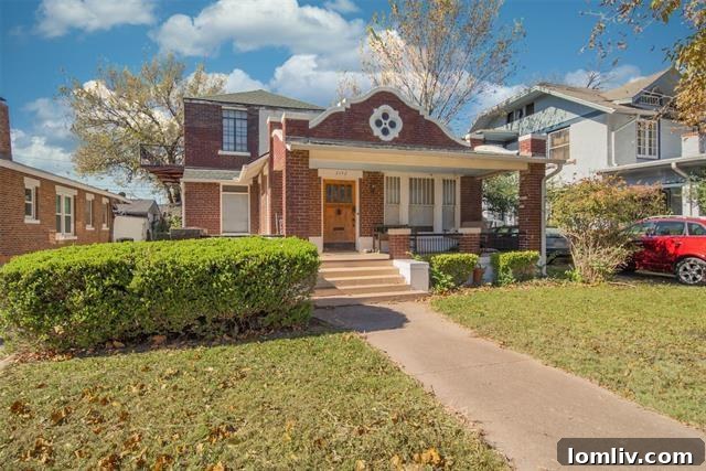 Historic home in Fort Worth's South Hemphill Heights, showcasing architectural character