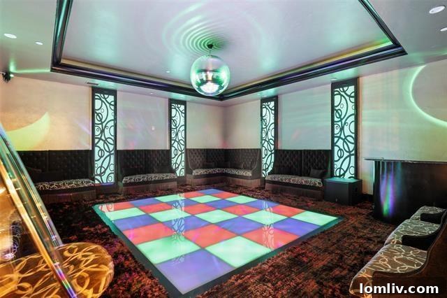 Vibrant disco room with a professional DJ station for ultimate parties