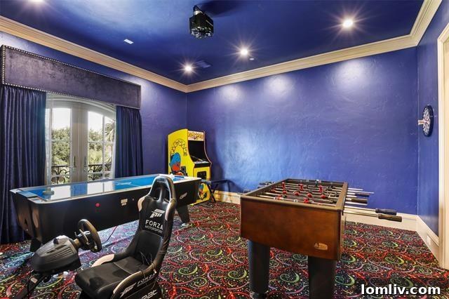 Luxurious 15-seat private movie theater in the Plano estate