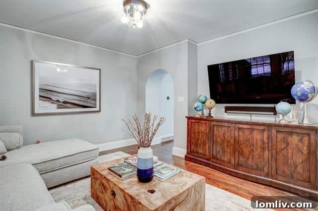 Berkley Place's Perfect Tudor: A Forest Park Masterpiece 14 Beautifully Designed Hardscaped Back Garden with Stone Walls