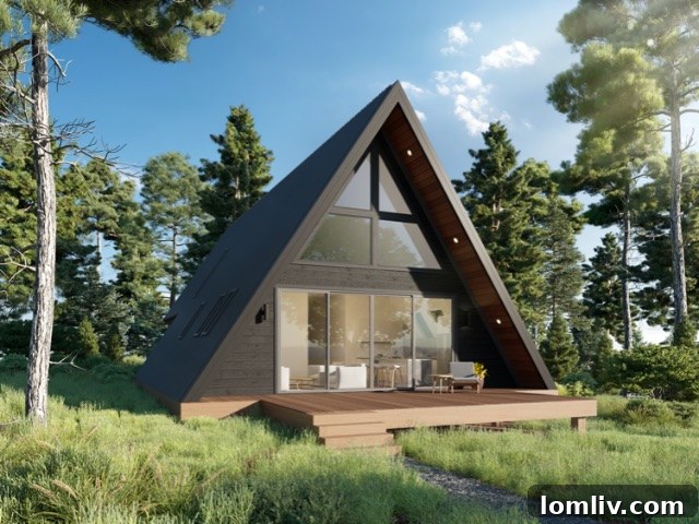 Modern A-Frame Interior Design