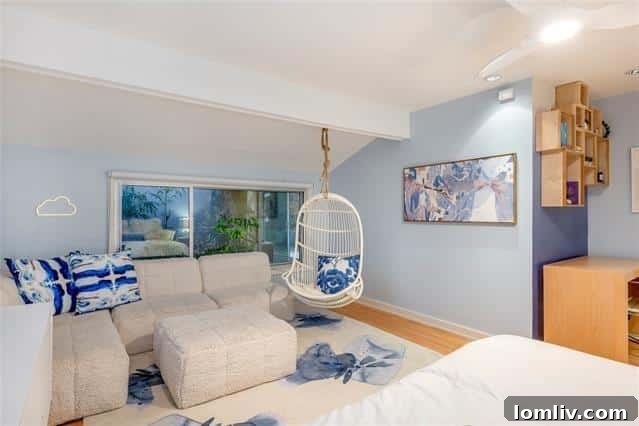 Contemporary dining area with ample natural light