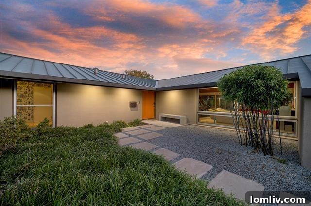 Interior view showcasing open floorplan and architectural bones