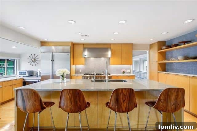 Beautifully appointed dining space adjacent to the living areas