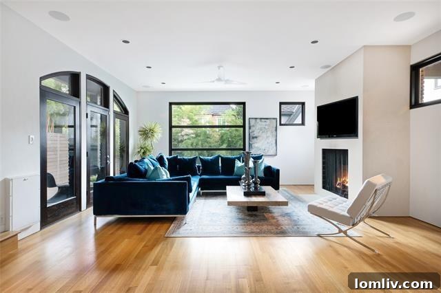 Refined Interiors with Hardwood Floors