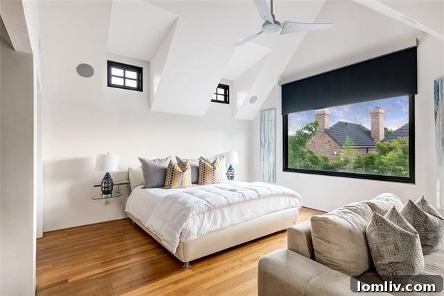 Oversized Master Bedroom with Fireplace