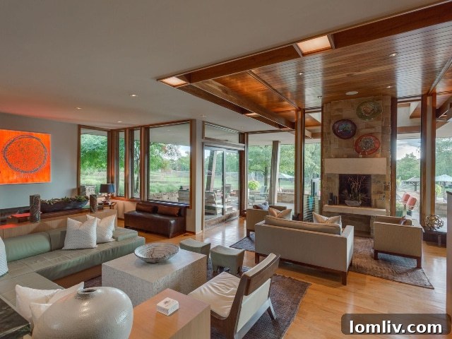 Colleyville Home Interior - Clear Cedar and Straight Grain Walnut