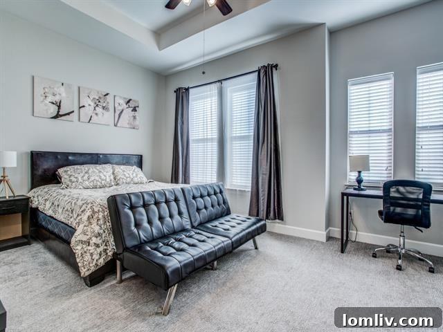 Detail of the contemporary finishes and architectural elements within 1379 Arch Place, highlighting the meticulous design.