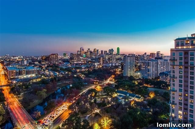 Vendome Penthouse E Dallas Skyline