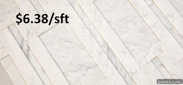 Century Mosaic Marble Tile Shower Surround