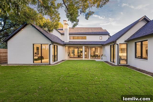 The spacious and inviting primary bedroom in this Preston Royal home.