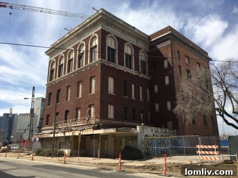 Before the rehabilitation of the historic Knights of Pythias building in Deep Ellum, Dallas