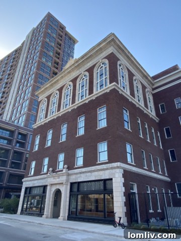 The Knights of Pythias building after renovations, showcasing a successful historic restoration