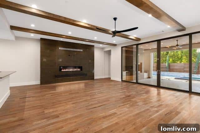 Modern luxury home exterior on Prestonshire Lane