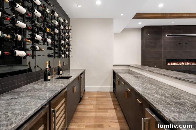 Elegant dining area with sleek design
