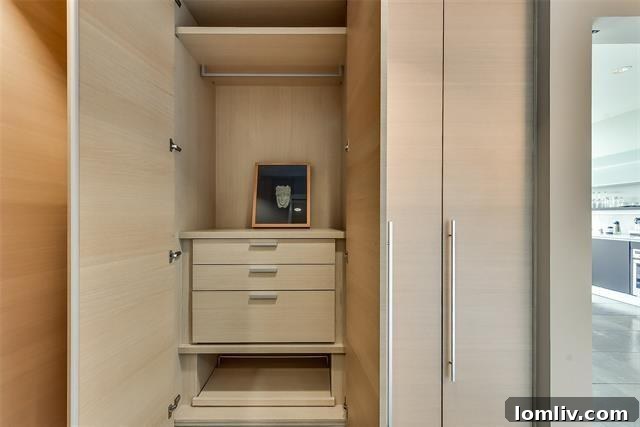 Custom California Closet organization in W Residences Dallas condo