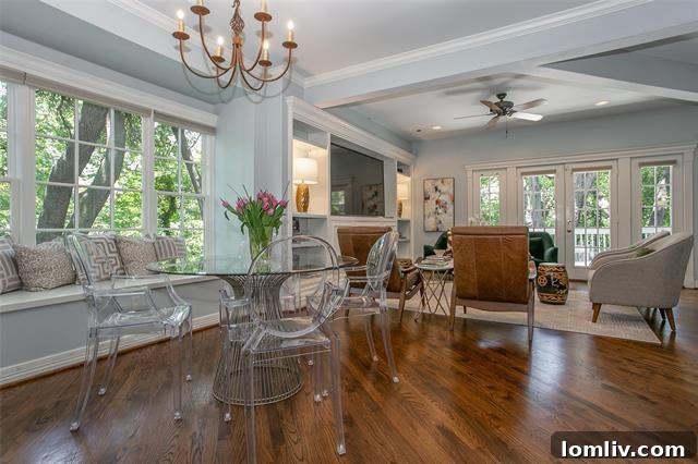Informal Dining Area with Backyard View
