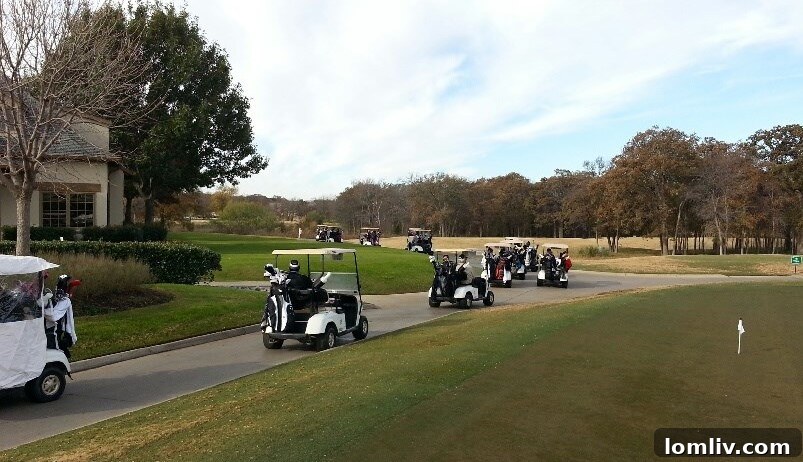 View of Bridlewood Golf Club, an 18-hole public course in Flower Mound, Texas.