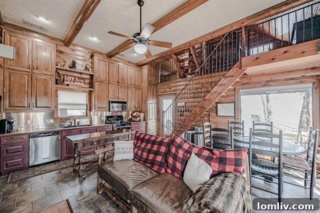 Full kitchen in the guest house, offering convenience for guests.