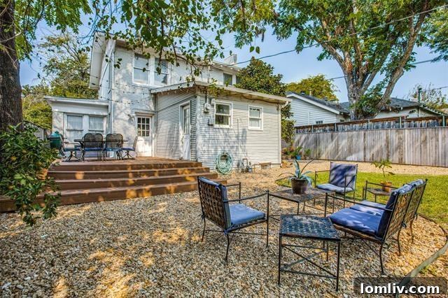 Spacious outdoor deck and fenced lawn for entertaining in M Streets