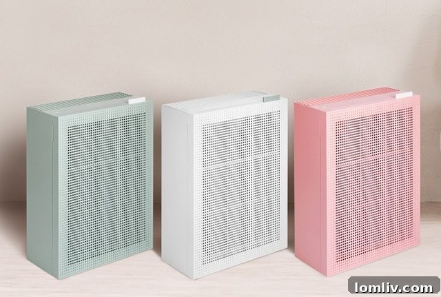 Coway Airmega 150 Air Purifier in Peony Pink