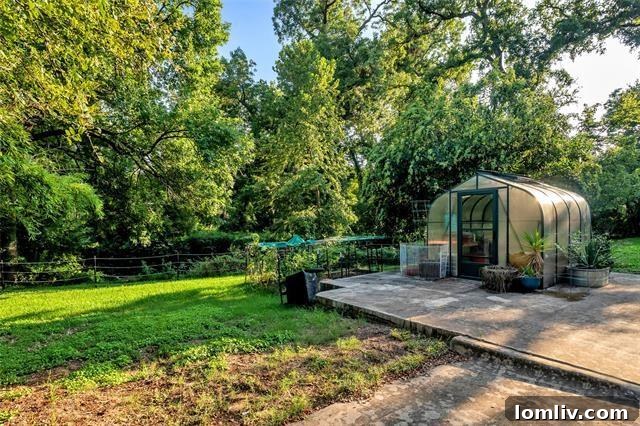 Expansive Gardener's Paradise Backyard in Dallas
