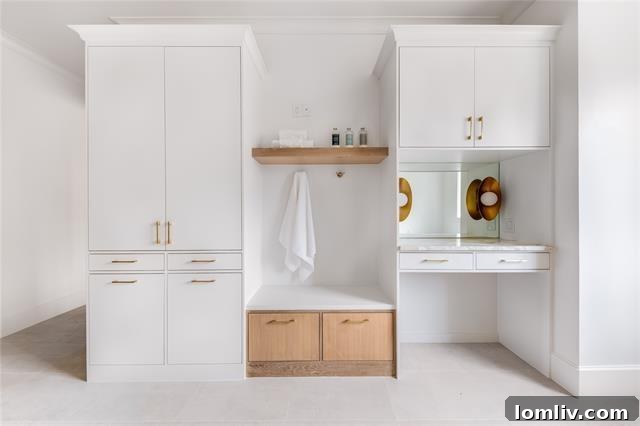 Spacious Laundry Room with Extensive Counter Space