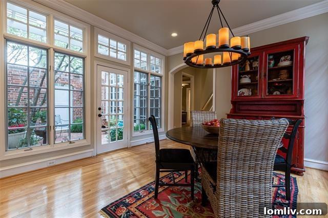 One of two private courtyards, ideal for outdoor relaxation and dining