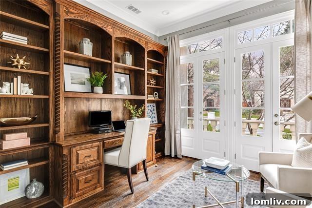 Luxurious spa-like master bathroom with dual vanities and soaking tub