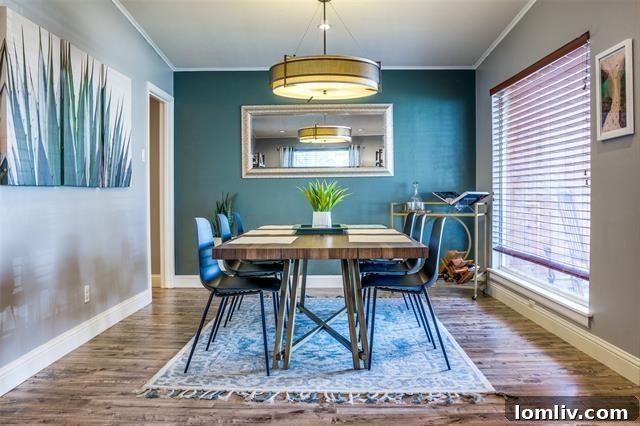 Open Concept Living Room Dallas Home