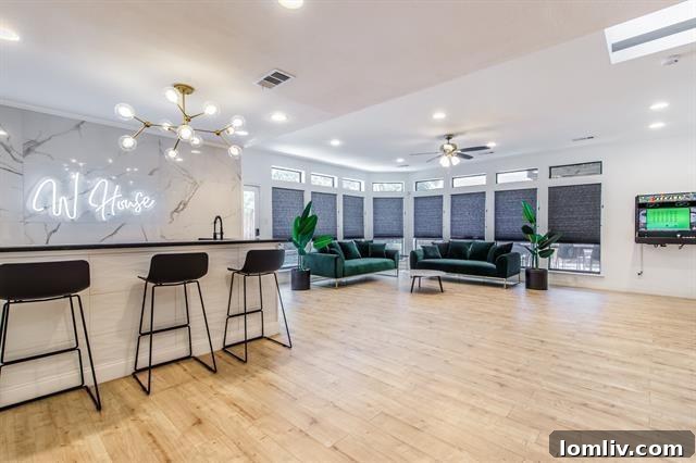 Stylish Dining Room Lake Highlands Home
