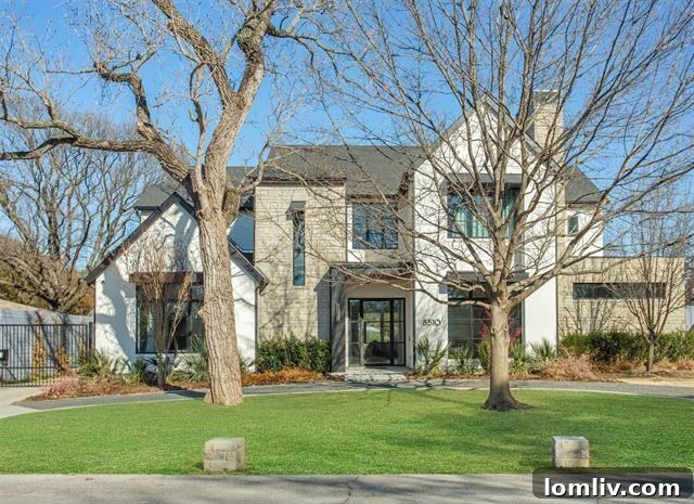 Stunning California Contemporary Home in Dallas, 8510 Midway Road Exterior