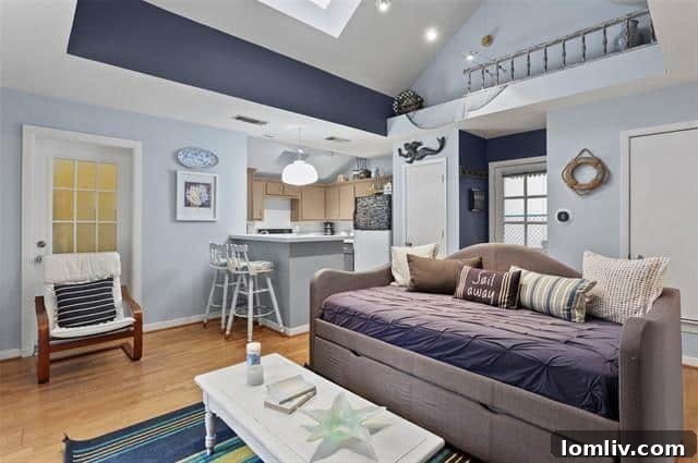 Interior of the spacious guest house kitchen, larger than many local condos